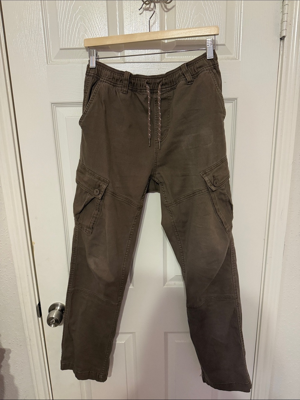 Brooklyn Cloth Brown Drawstring Cargo Pants